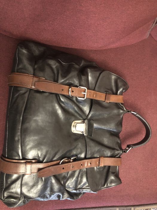 Чоловічий шкіряний портфель Prada оригінал. Вживаний в хорошому стані