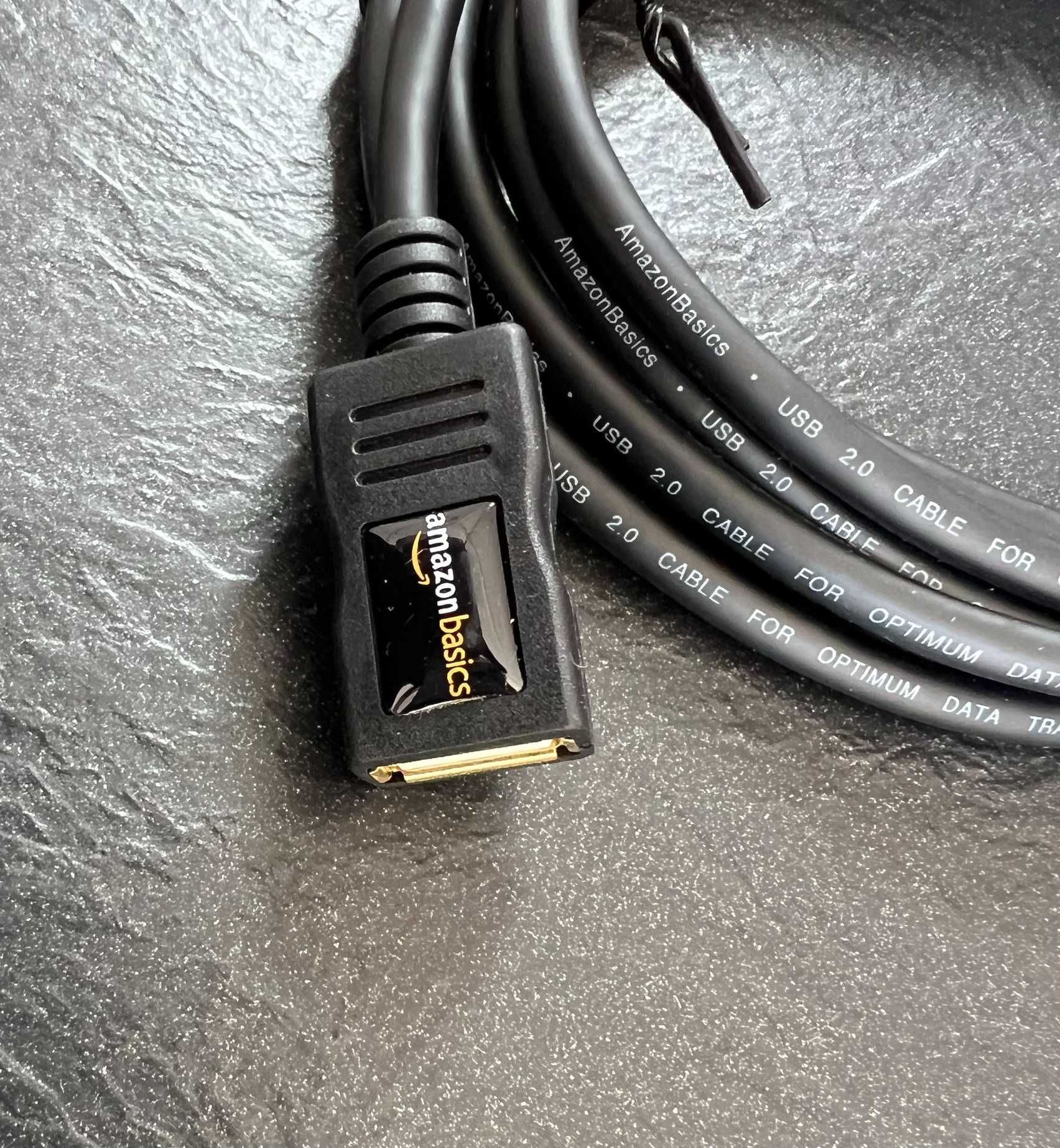 Amazon Basics Przewód przedłużający USB-A 2.0 2m