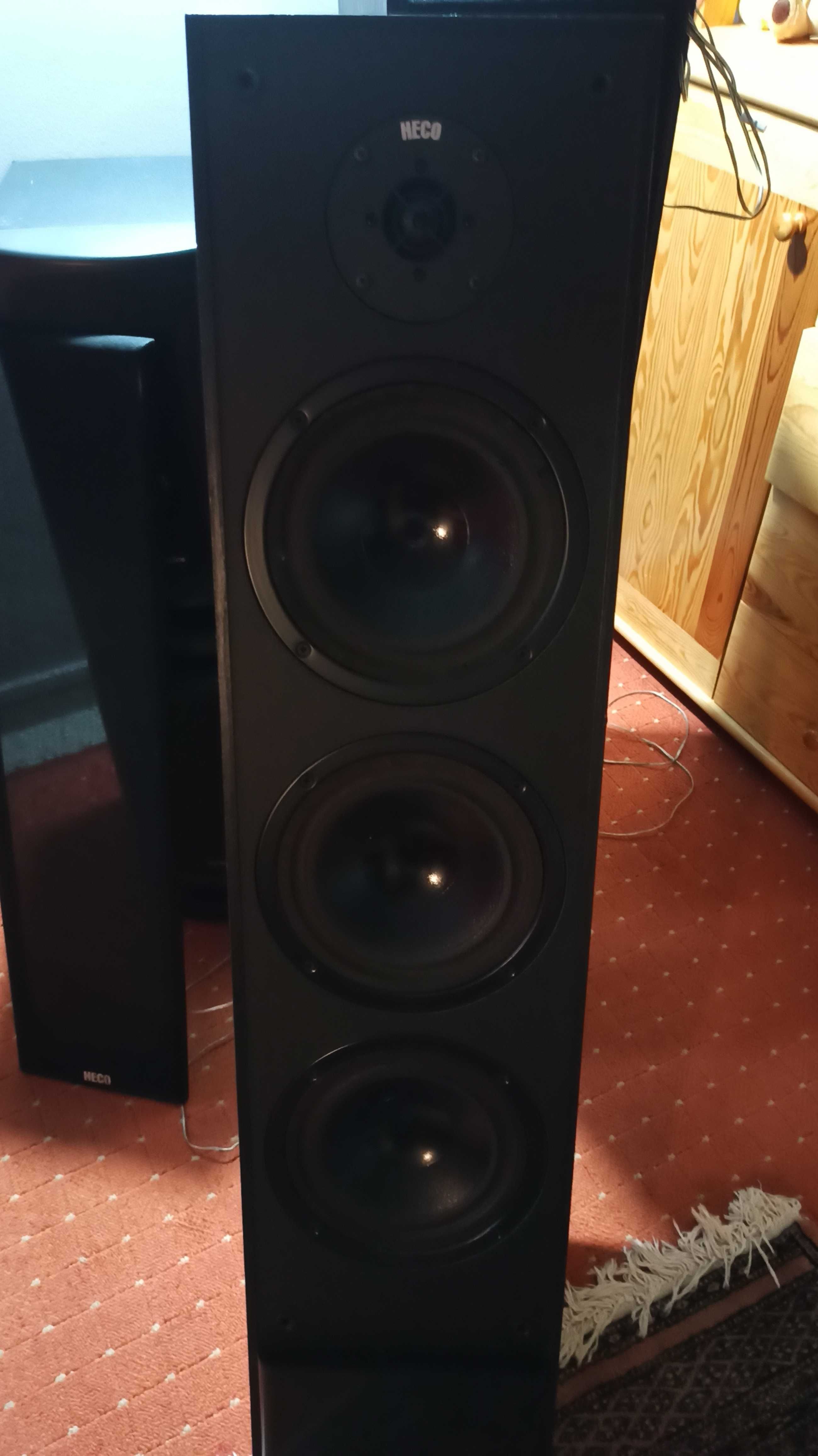 Wieża Technics Pilot plus 4 dobre kolumny Heco i Technics