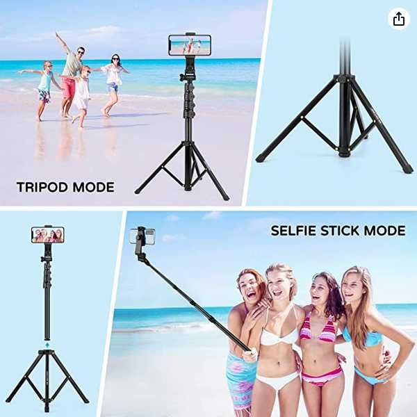 JOILCAN Statyw, selfie stick do telefonu komórkow. 177,8 cm, z pilotem