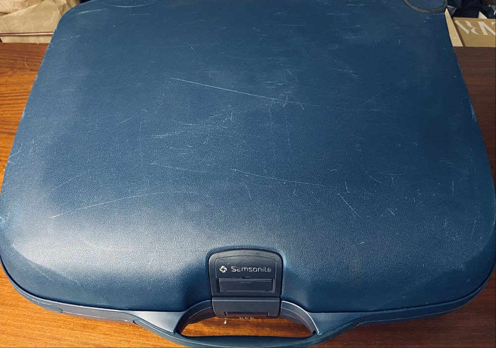 Mala de viagem Samsonite (rígida, grande)