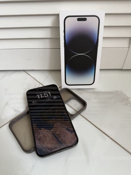 Iphone 14 Pro Max Space Black 256 в гарному стані без жодного ремонту