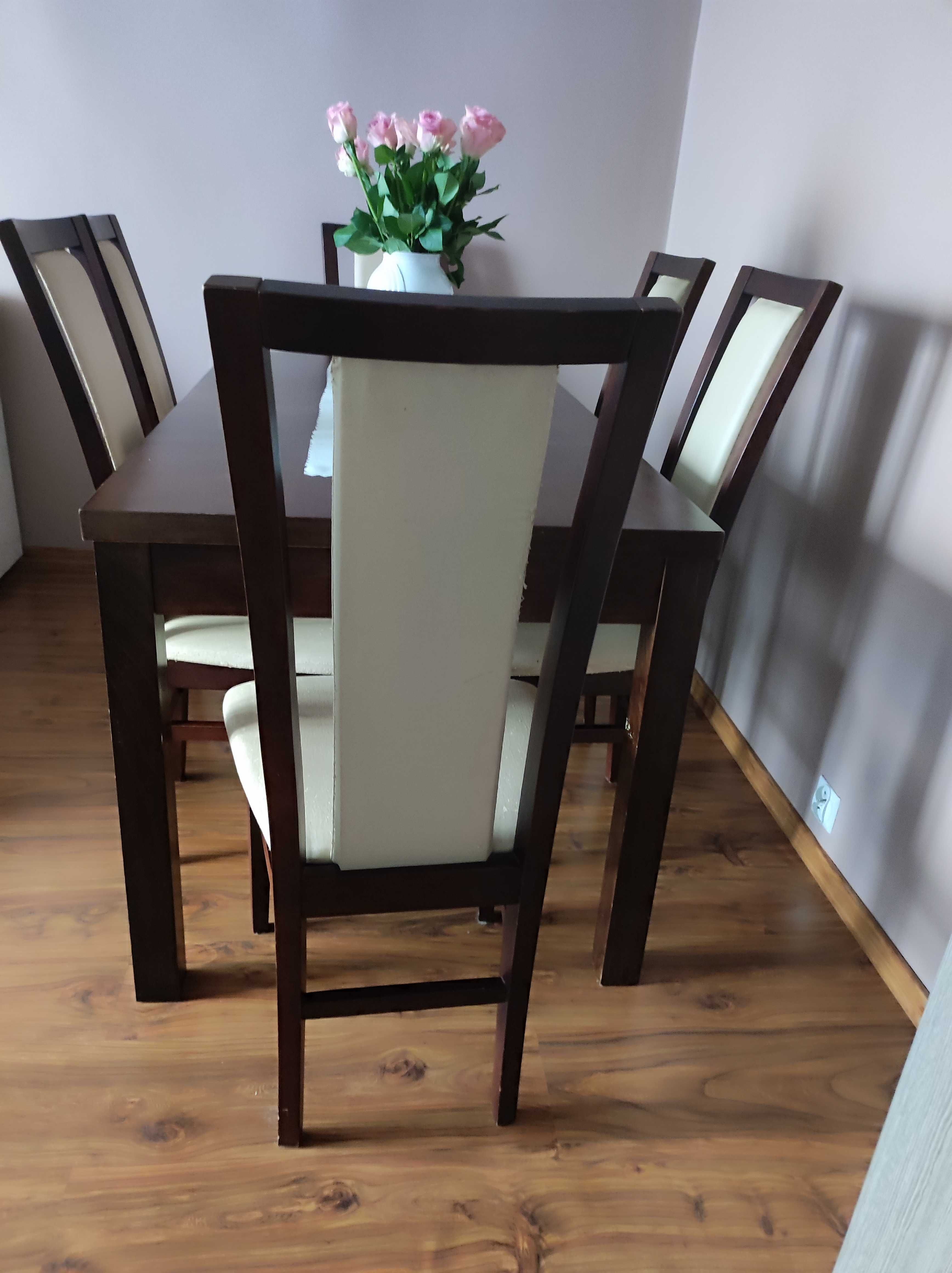 Stół 140x80 cm + krzesła