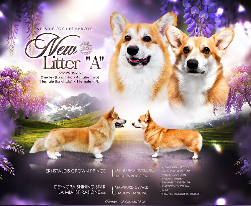 Цуценята вельш коргі пемброк з КСУ. Підтримка ветеринара!