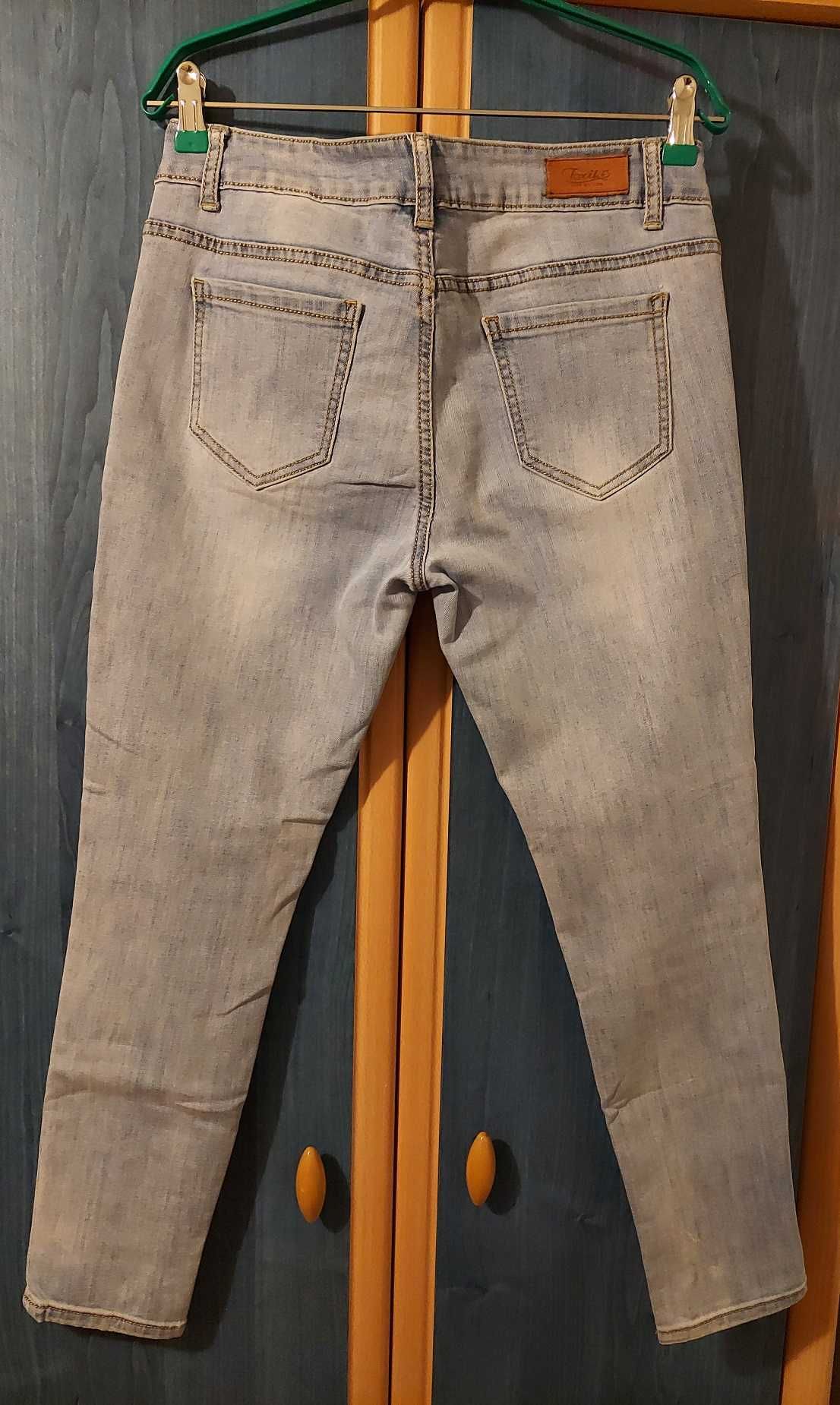 Spodnie jeans TOXIK rozm 42/ 38M flamingi