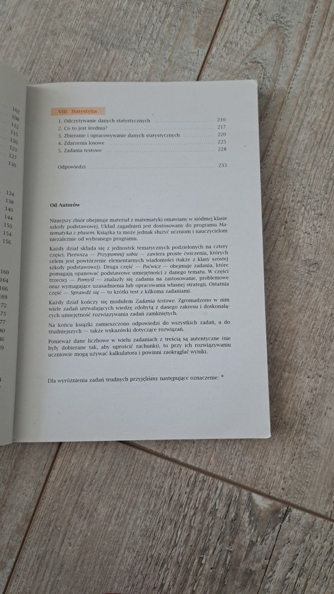 Matematyka z plusem zbiór zadań klasa 7 GWO