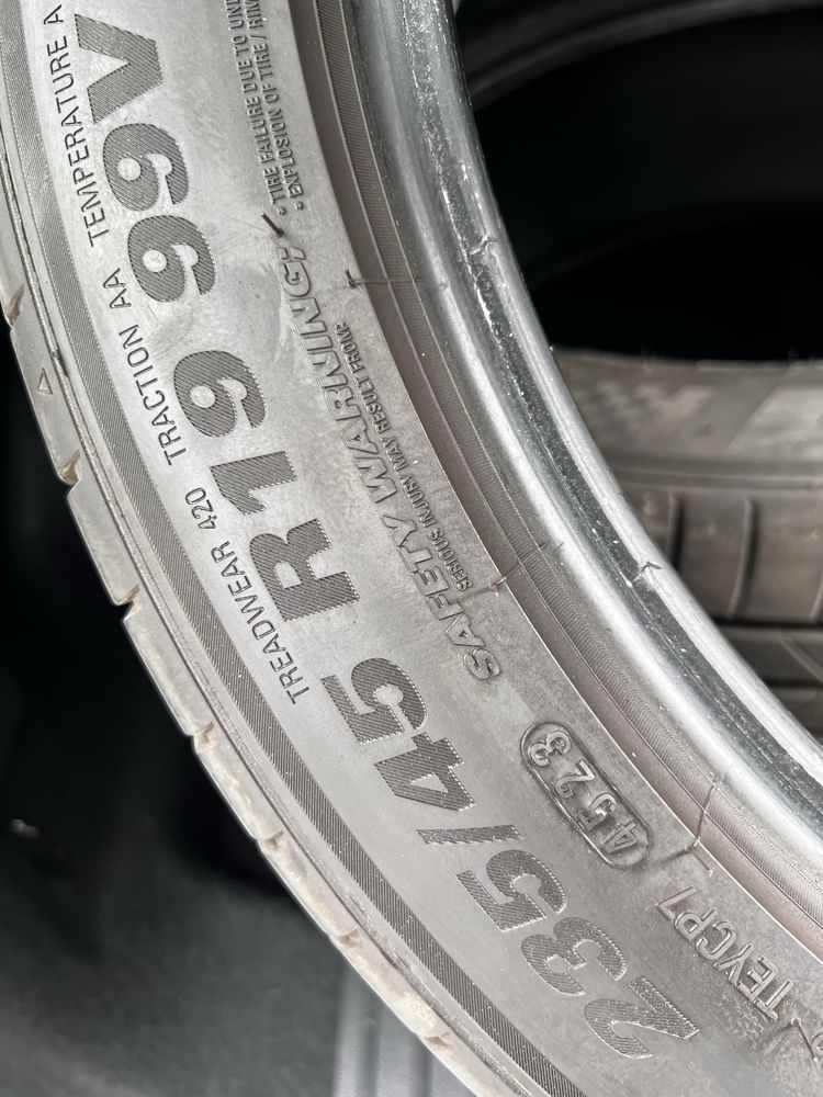 2 x Opony letnie Kumho Ecsta PS71 235/45 19” SUV