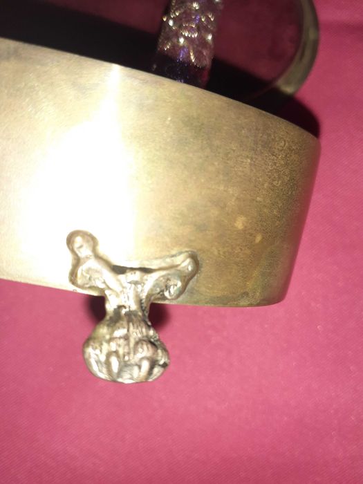 Antigo Guarda Joias em Prata Contraste Águia 835