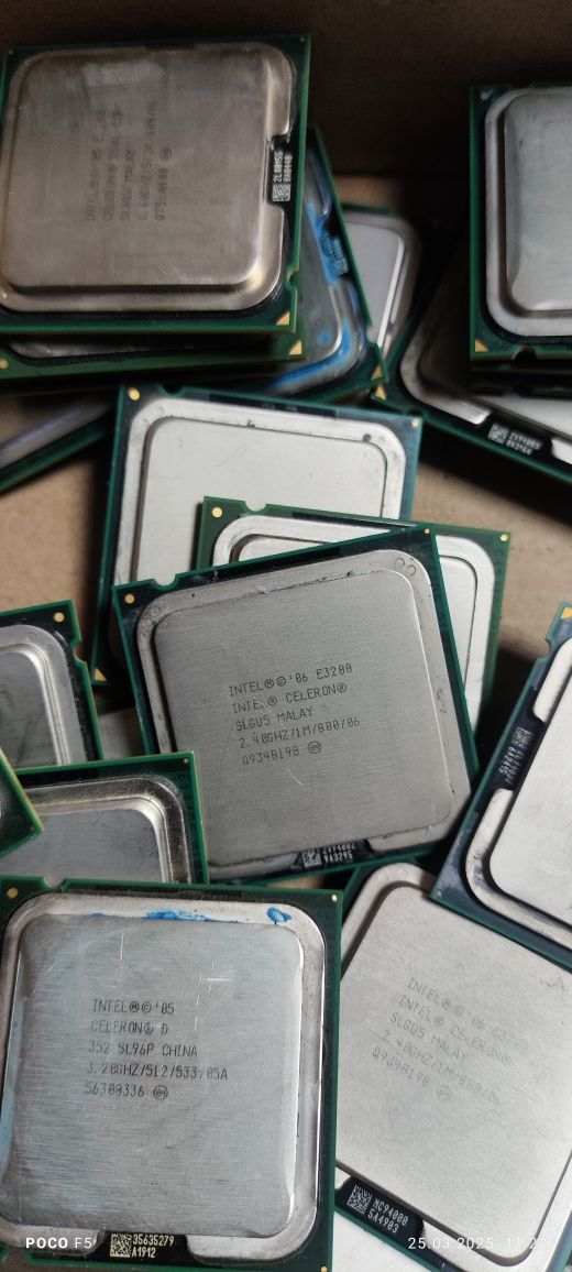 Процесори оптом (45шт) socket 478,775,1150