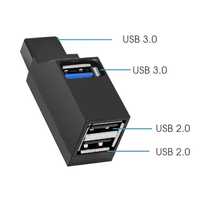 Портативний USB Hub 3 у 1 ЮСБ Хаб 3.0, 2.0