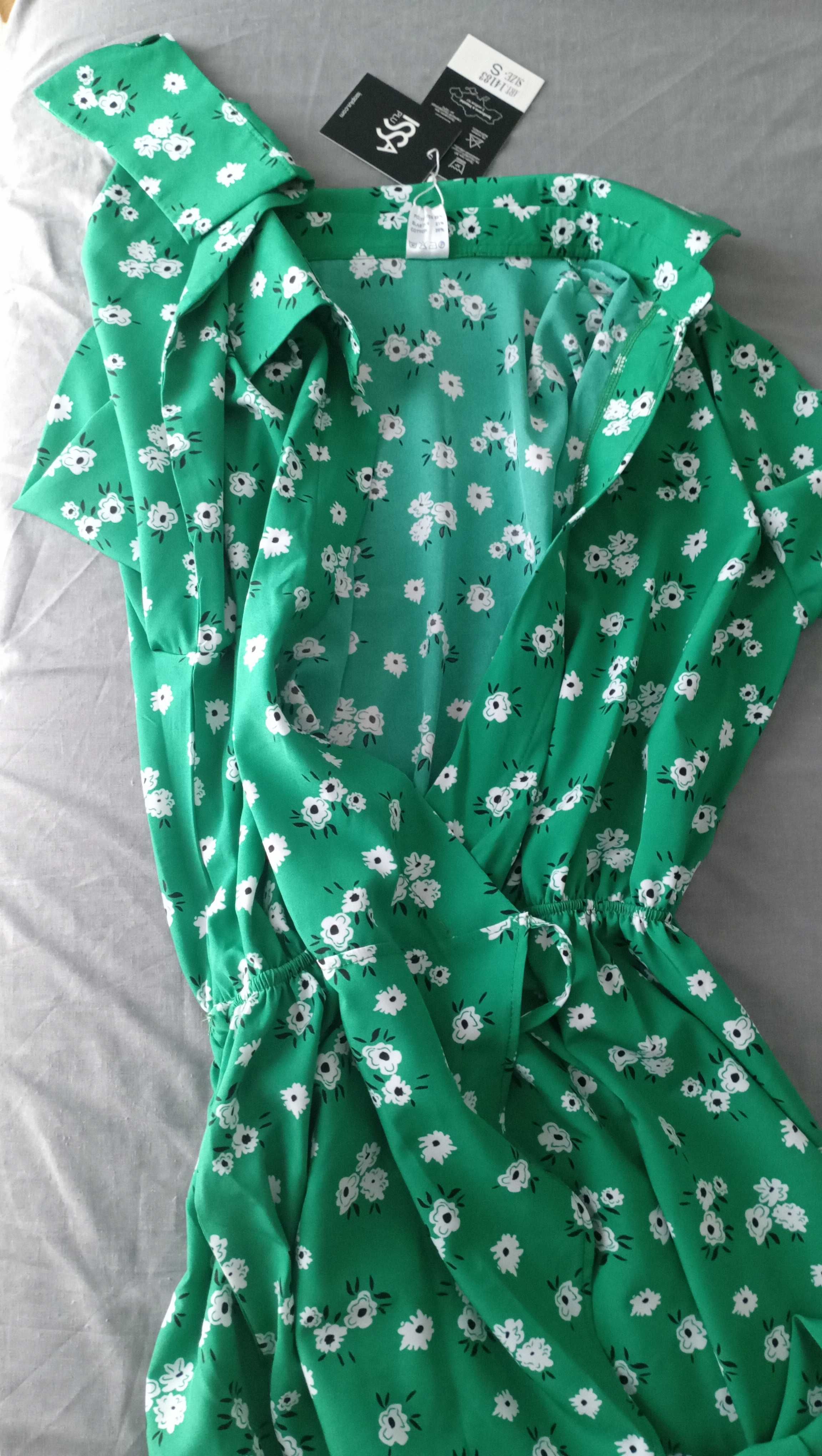Зелена сукня софт на S-M
