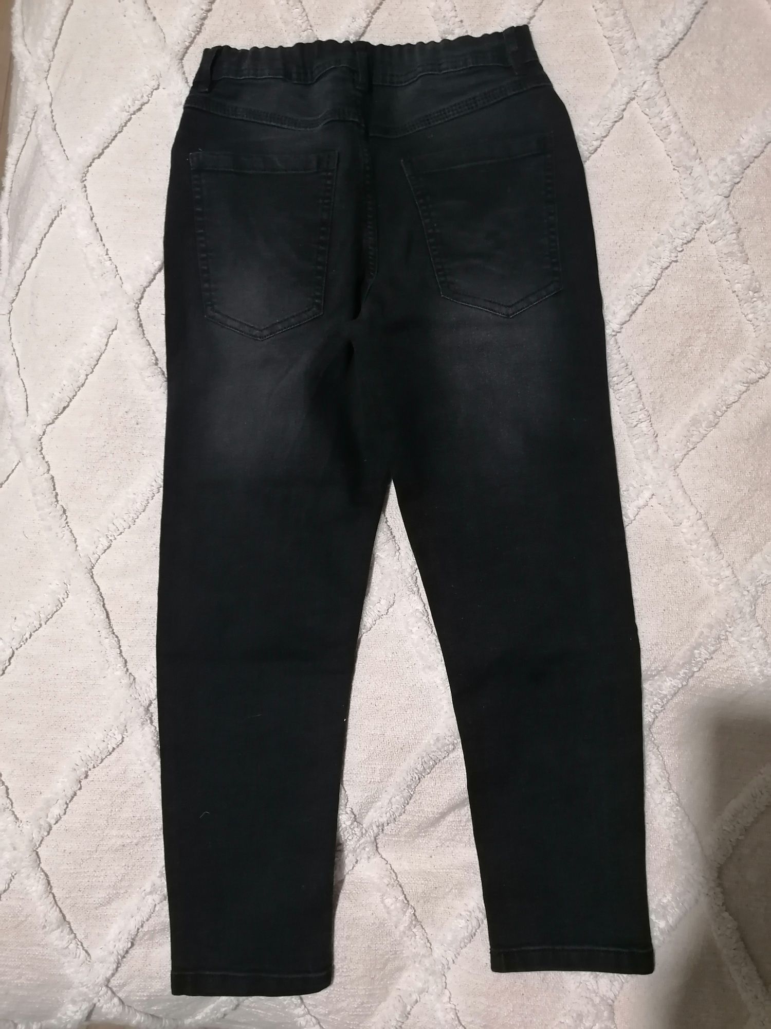 Spodnie jeans czarne 146 lidl