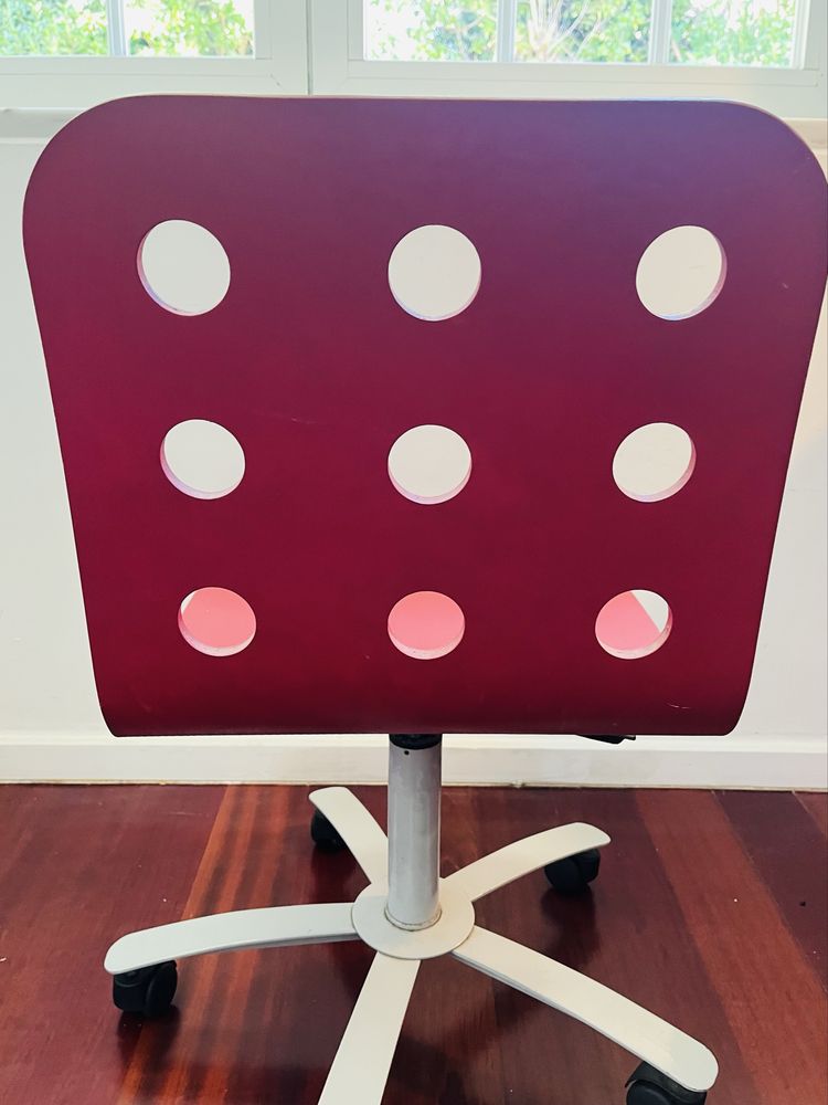 Cadeira de escritório vermelha Ikea