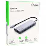 Stacja, hub Belkin Connect USB-C 6-in-1 Multiport Adapter 100W,