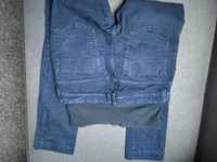 Spodnie ciążowe jeansy rurki XL
