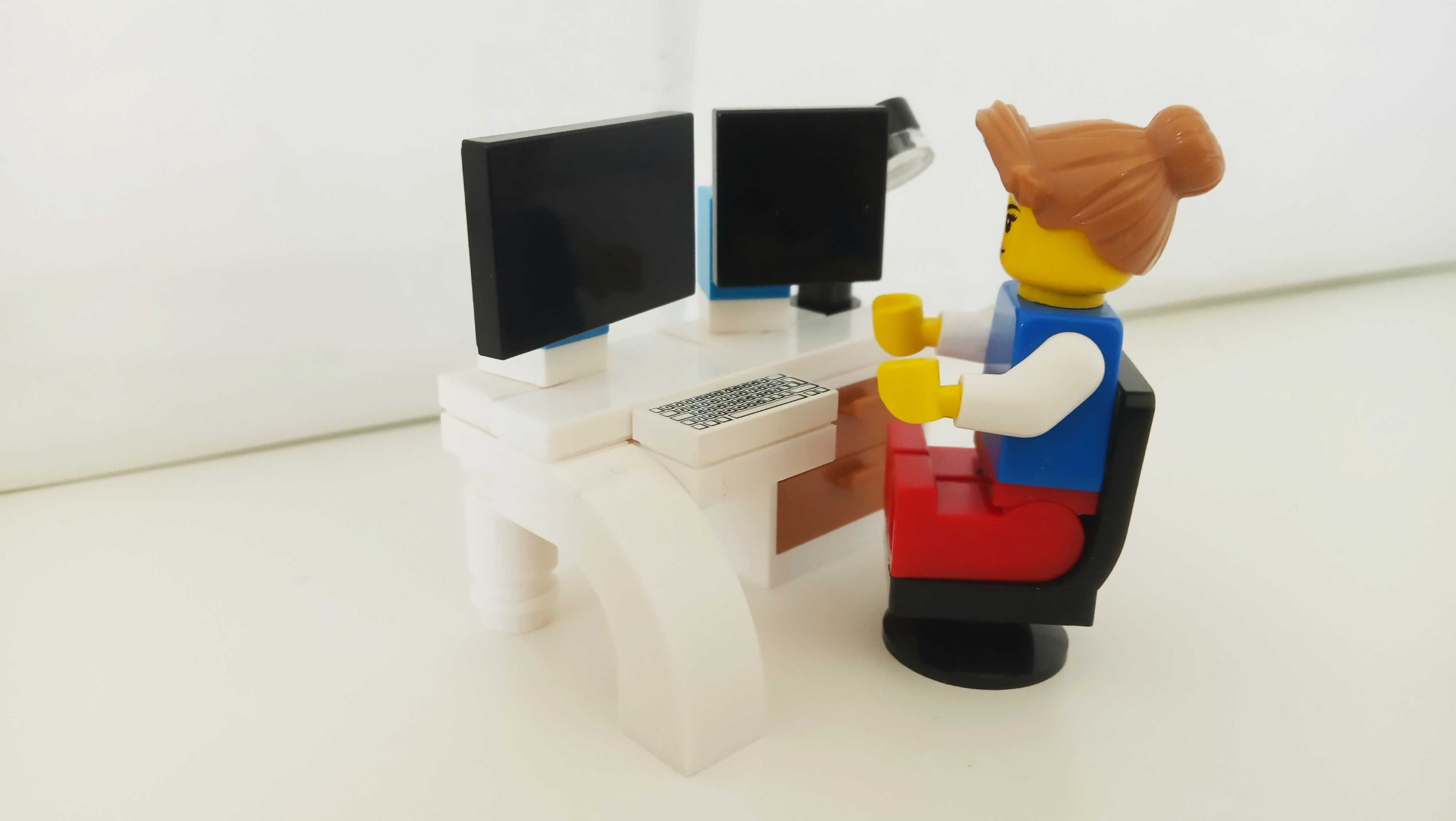 Lego Moc biurko grafika komputerowego