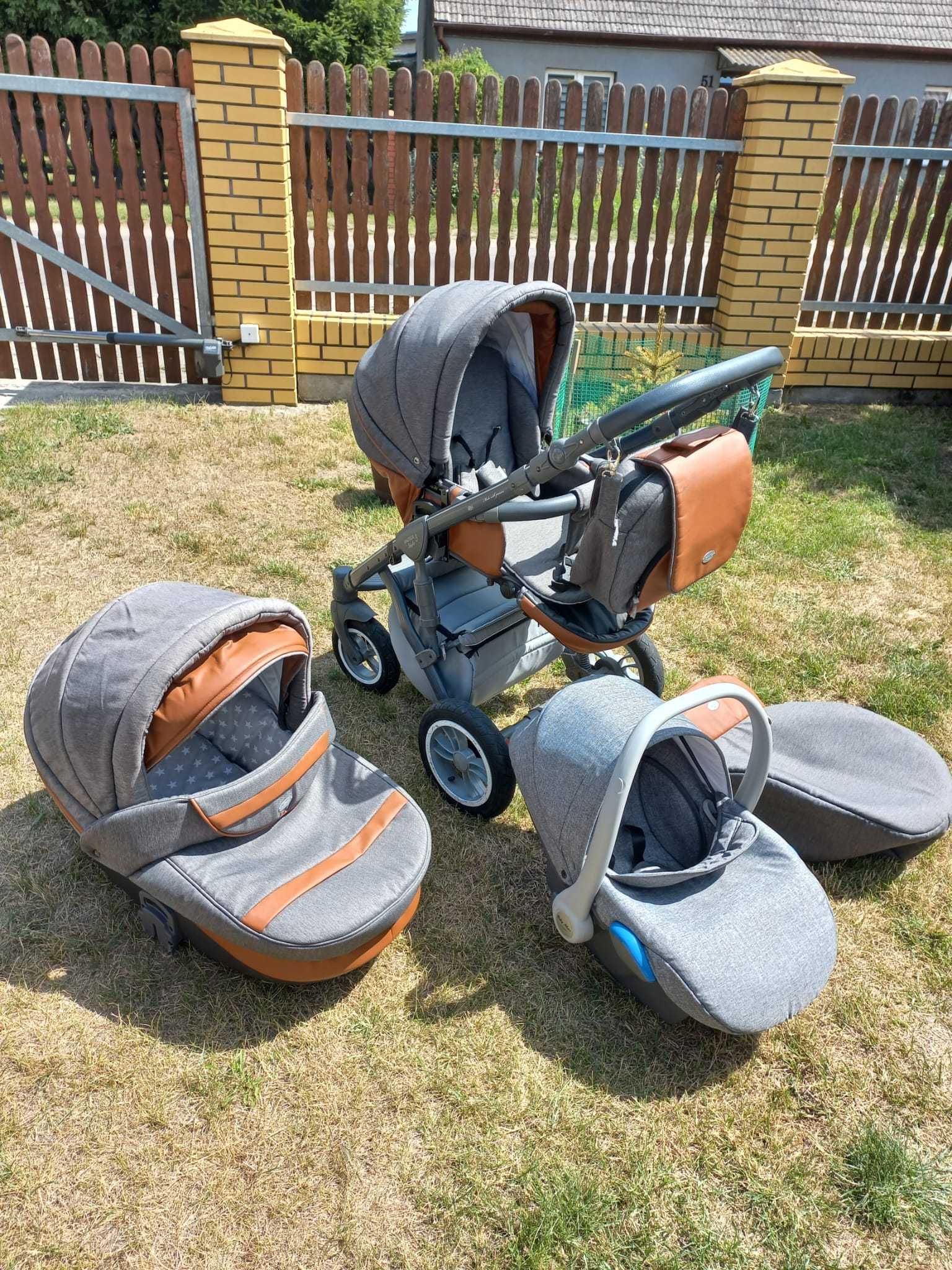 Wózek dziecięcy Baby Merc 3w1