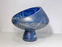 Misa, wizytownik, design JOSKA Crystal iryzujące szkło! Space Age!