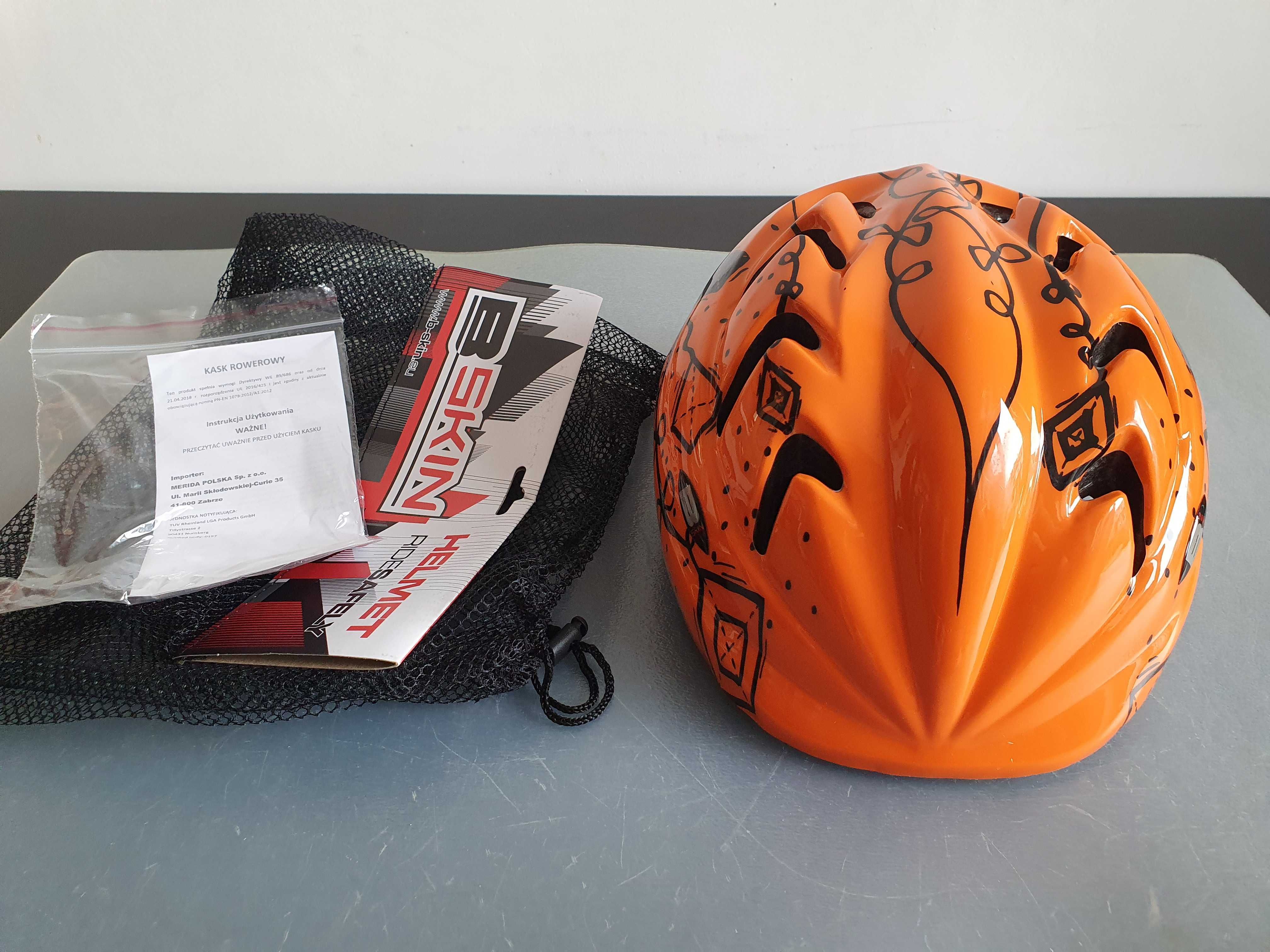 Kask rowerowy Merida  Latawce pomarańczowy  XS