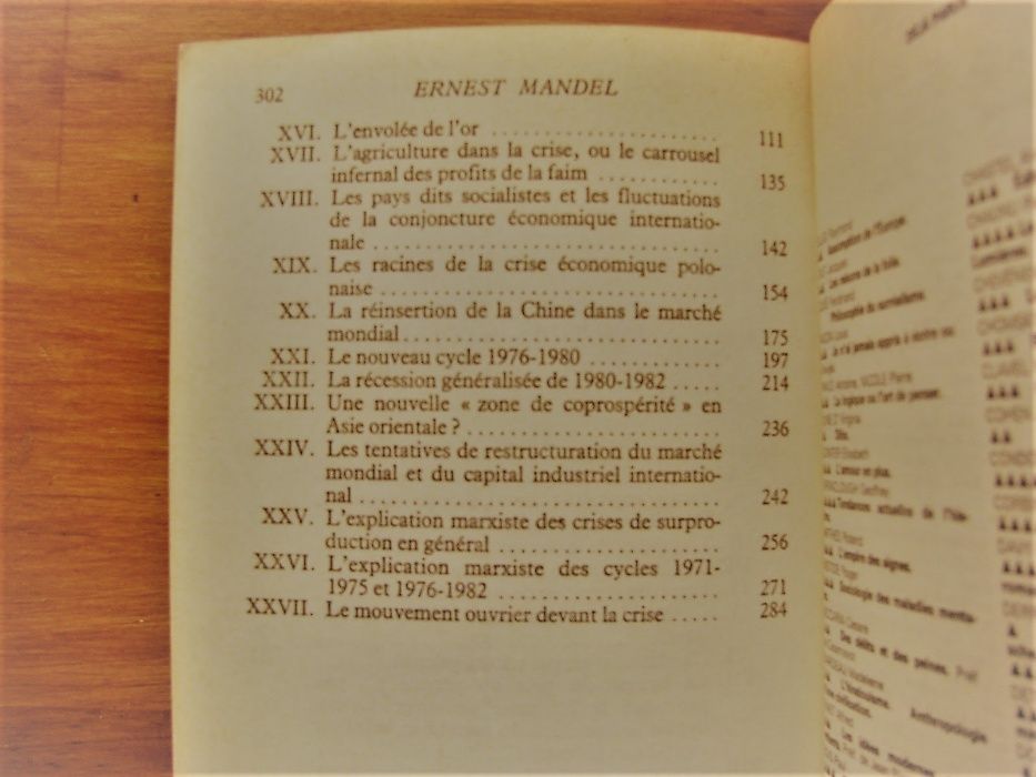 Ernest Mandel - La Crise 1974.-1982