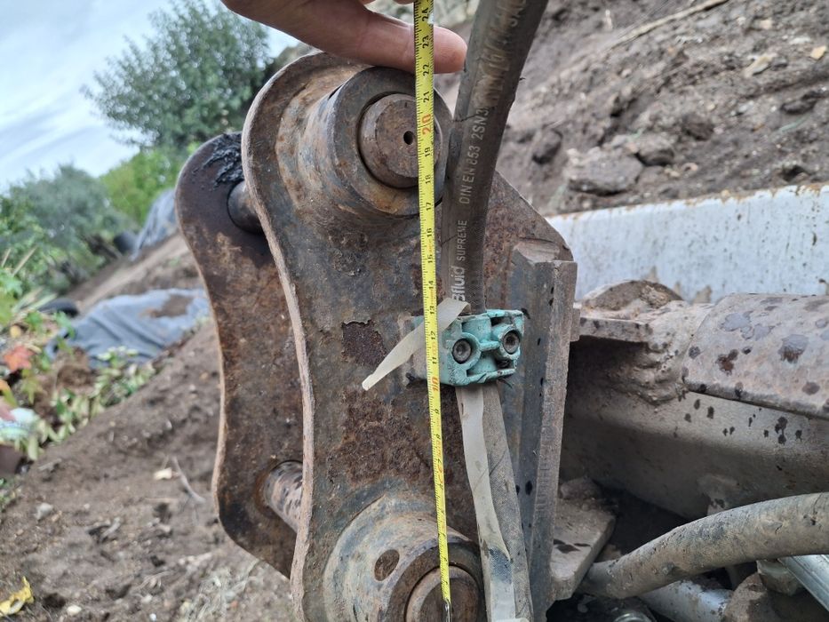 Balde de limpeza inclinável hidráulico 120cm