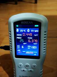 Bosean Монітор якості повітря CO2, CO, HCHO, TVOC, температура