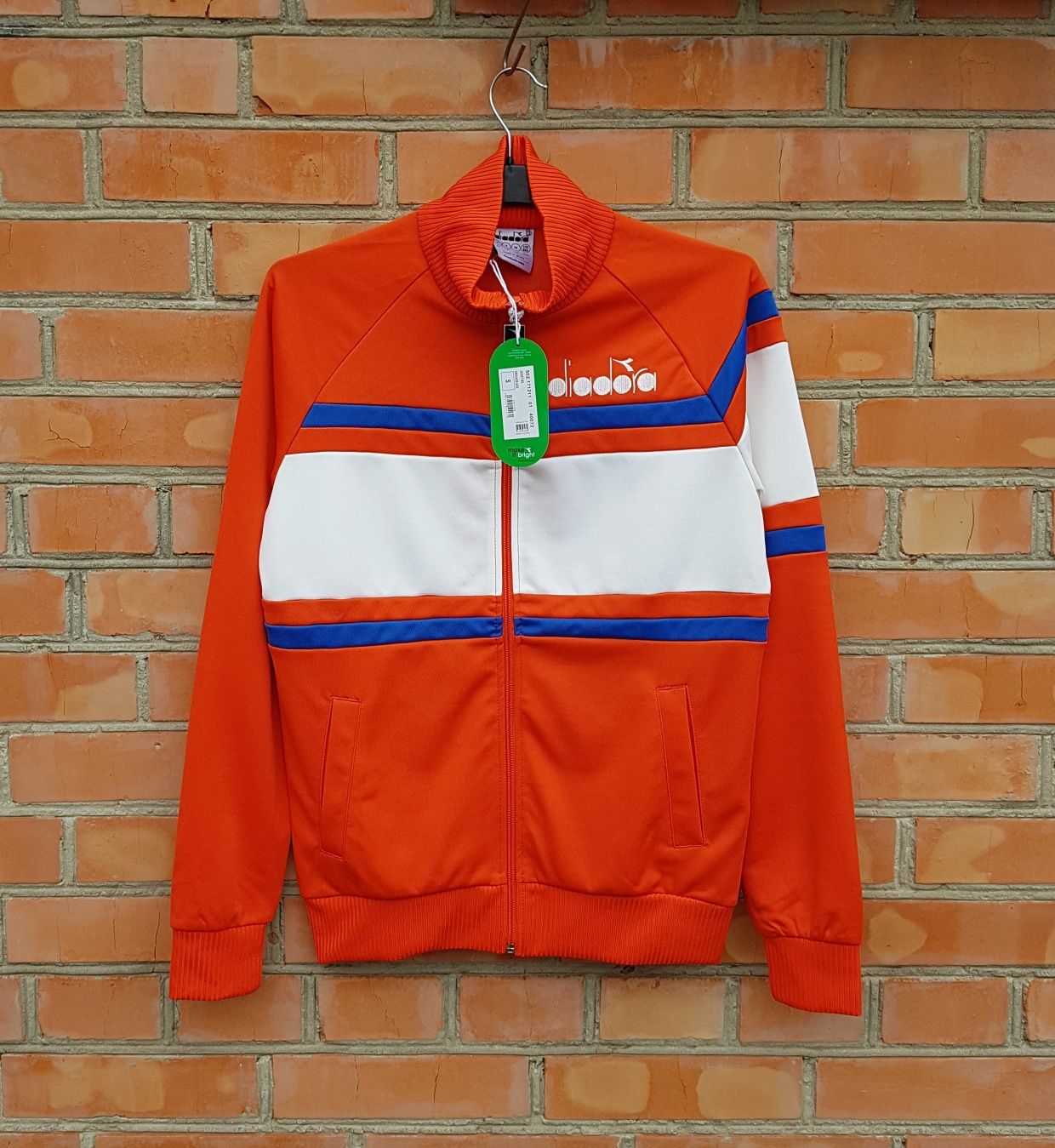 Diadora 80s Track Jacket олімпійка кофта на змійці оригінал S нова