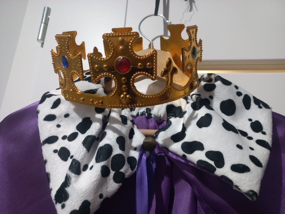 Strój króla korona jasełka 104-110