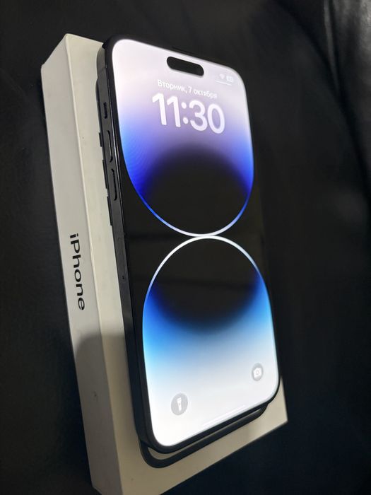 Apple iPhone 14 Pro Max 128Gb Space Black в отличном состоянии.
