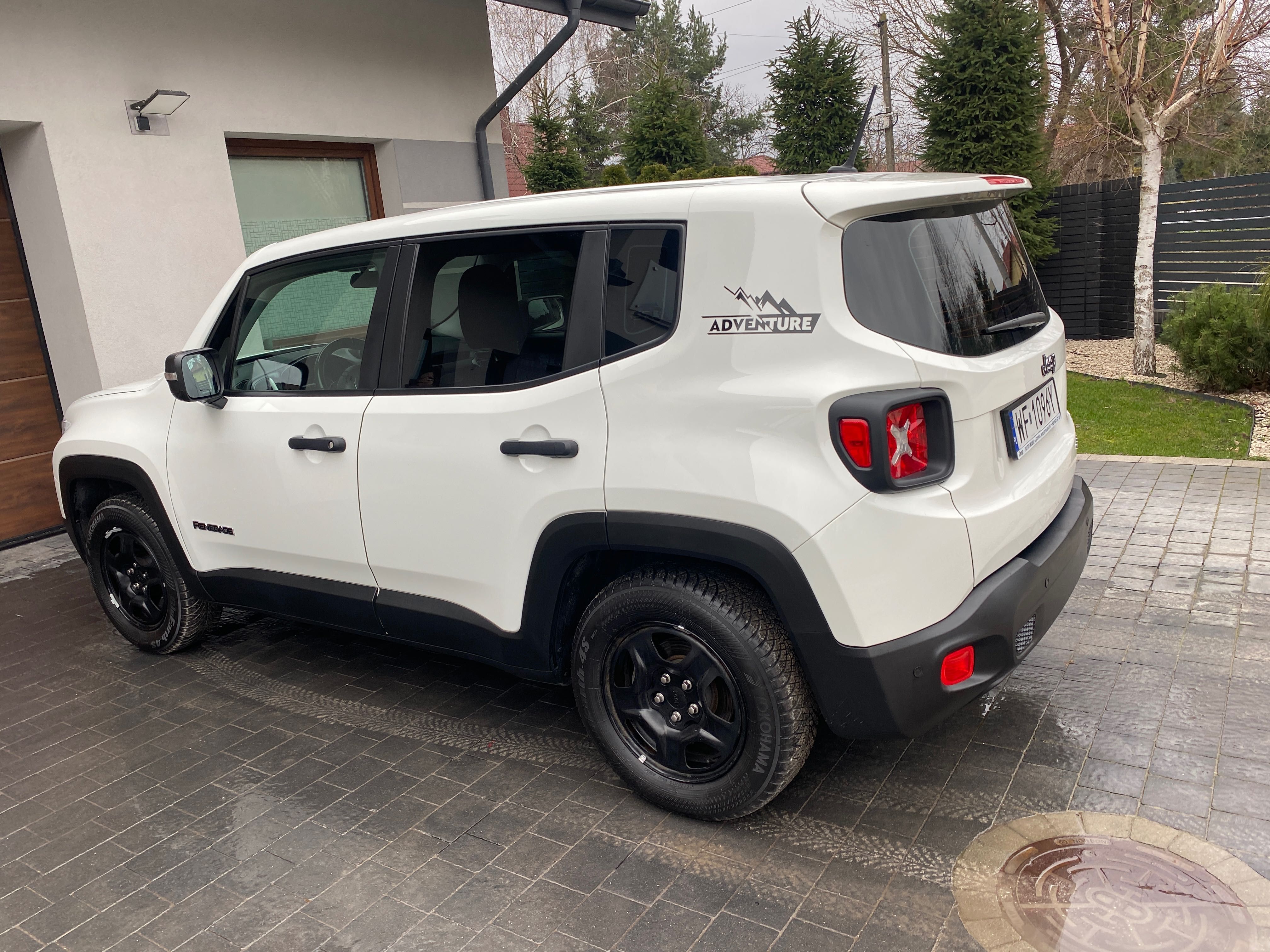 Salonowy Jeep Renegade 1.6 benzyna bezwypadkowy