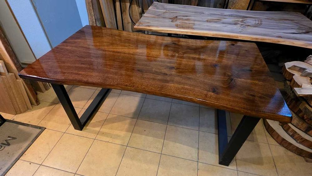 Stół z orzecha włoskiego 170x90 orzech lite drewno