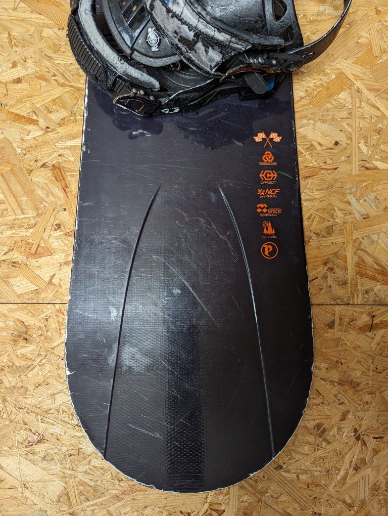 Deska Palmer Carbon Circle 2 161cm snowboard snowbordowa + wiazania