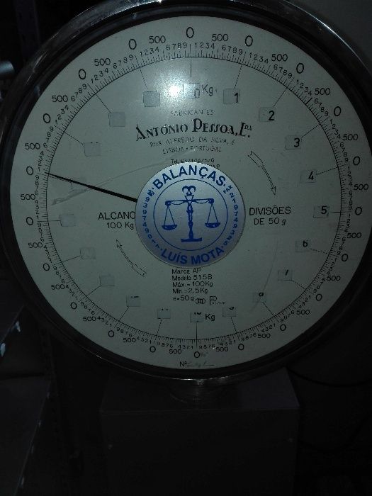 Balança de relógio de 100 kg António Pessoa