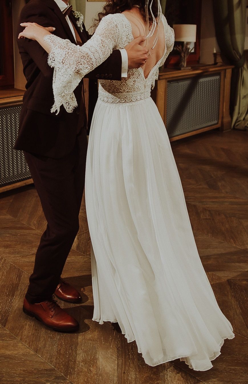 Suknia ślubna w stylu Boho