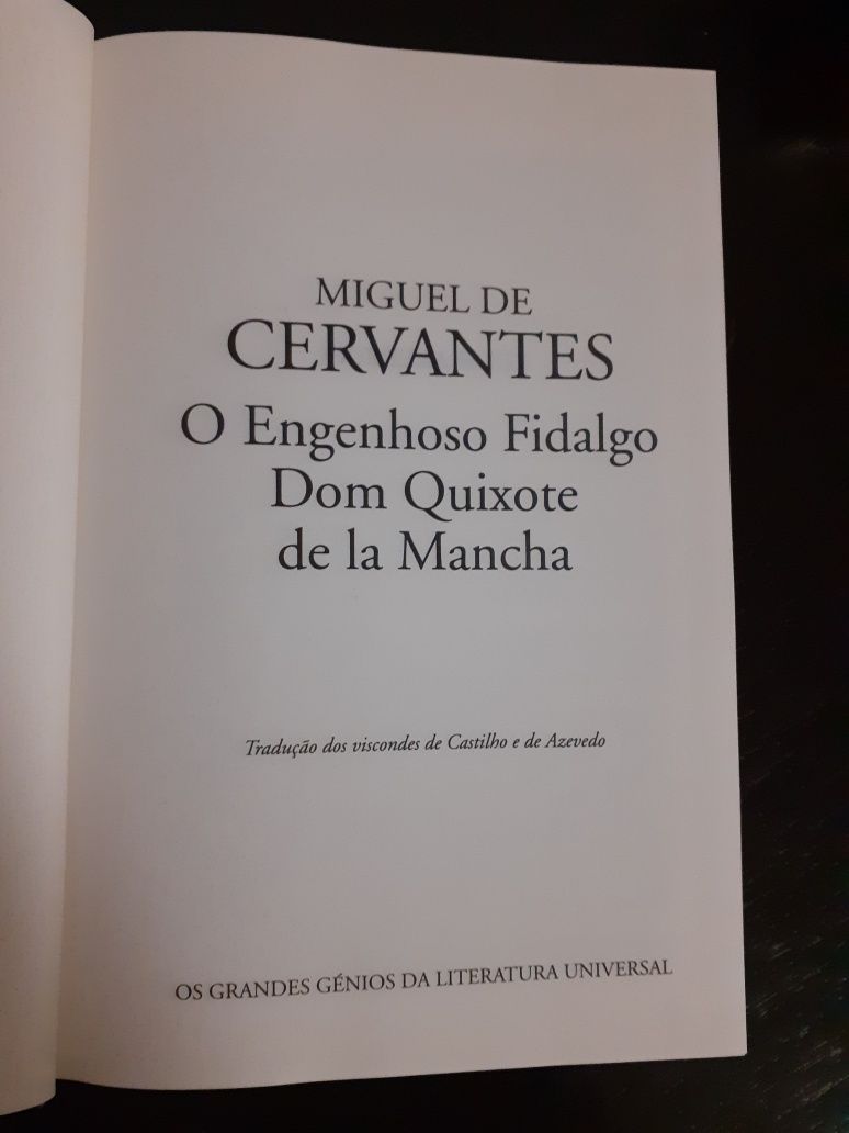 Livro D. Quixote De La Mancha