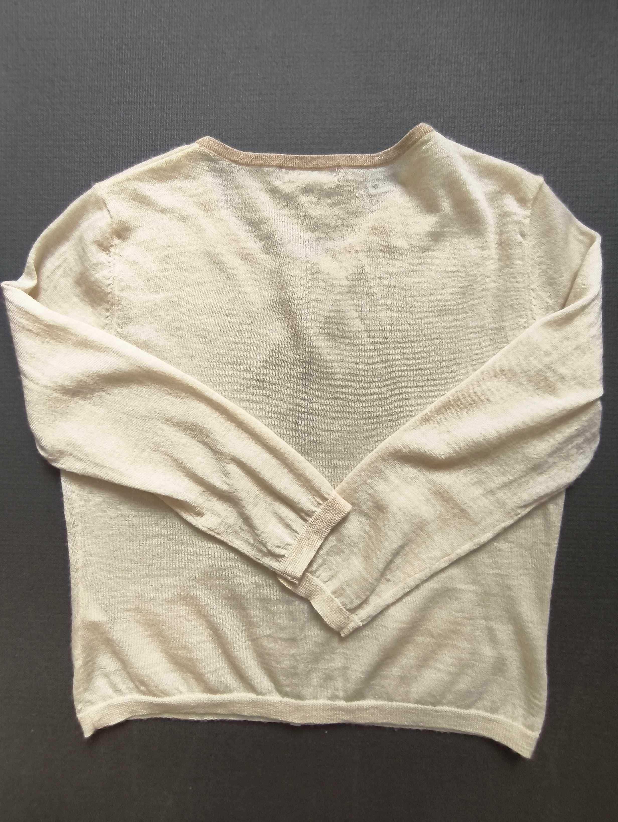 Sweterek kremowy Mint velvet R14 kremowy