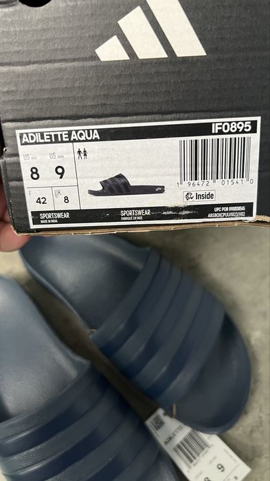 Тапки шльопанці Adidas adilette aqua оригінал
