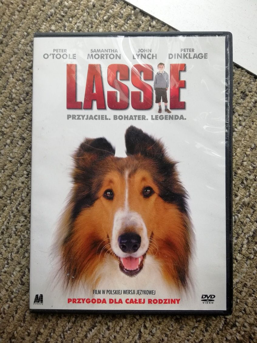 Lassie przyjaciel, bohater, legenda, film DVD, NOWY