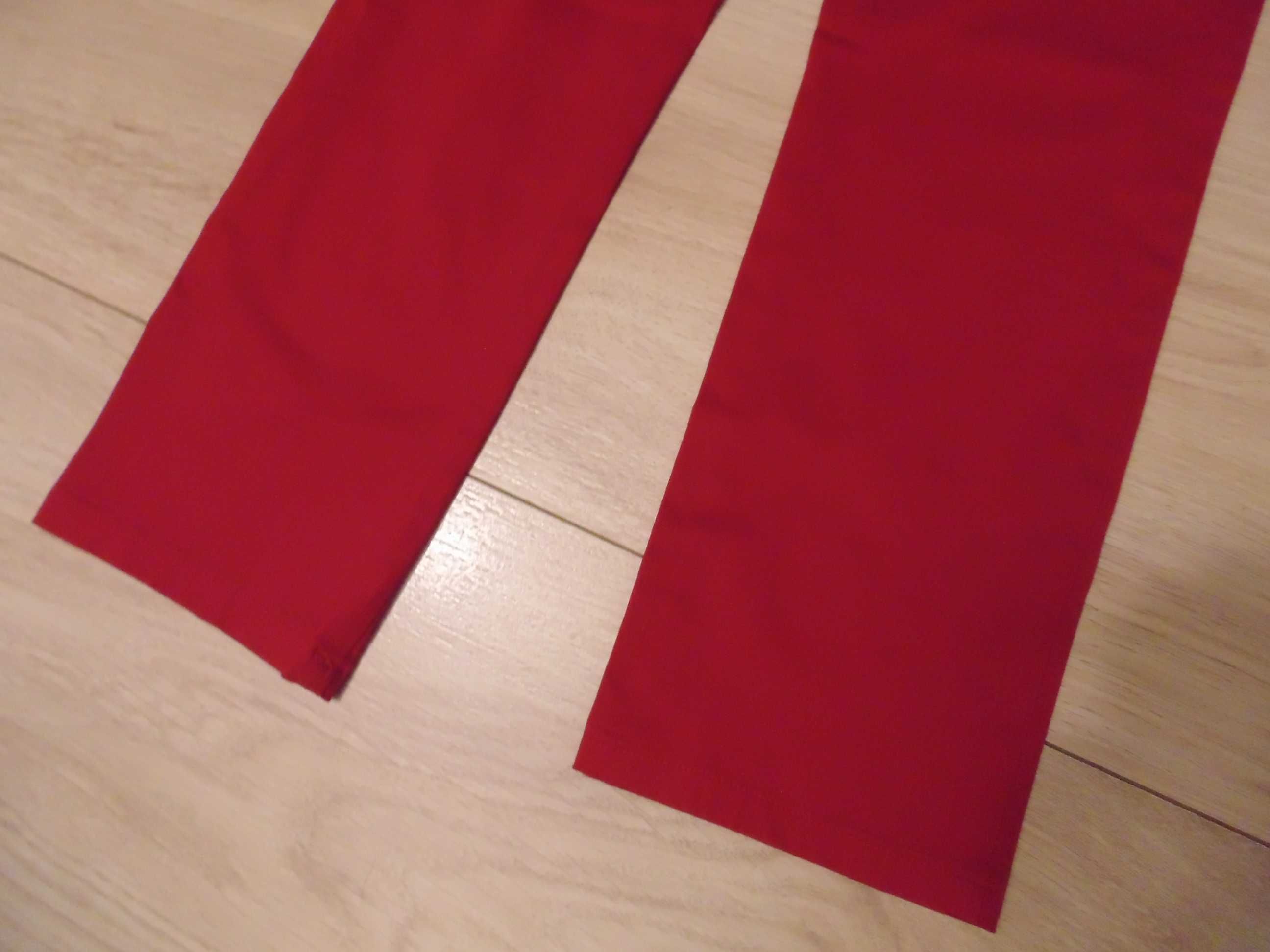 Promod spodnie damskie, proste, czerwone -R.36/S