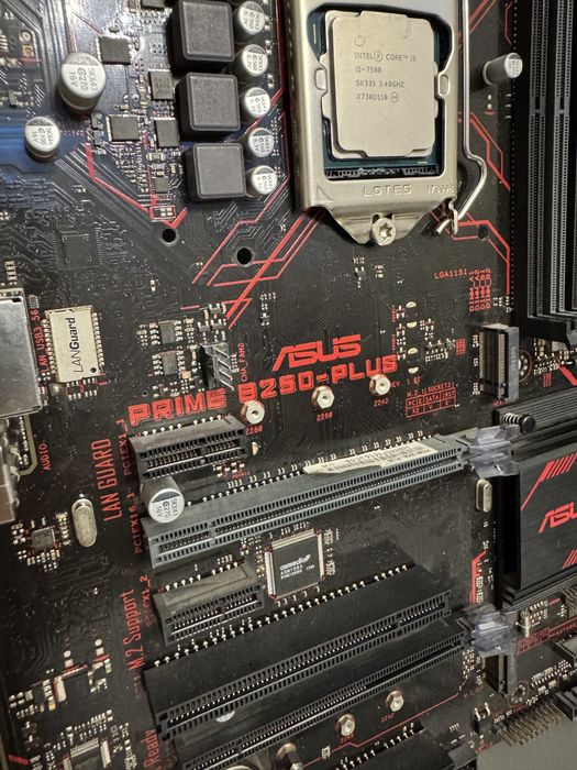 Комплект Asus Prime B250-Plus s1151 + i5 7500 3.8 GHz