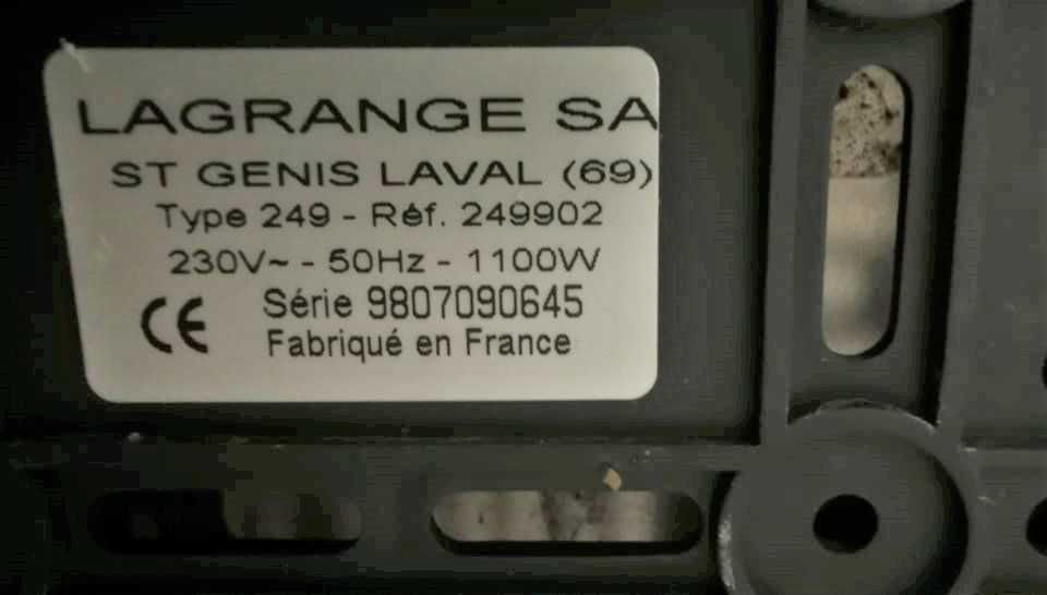 kamienny grill elektryczny Lagrange Le Grill Pierre