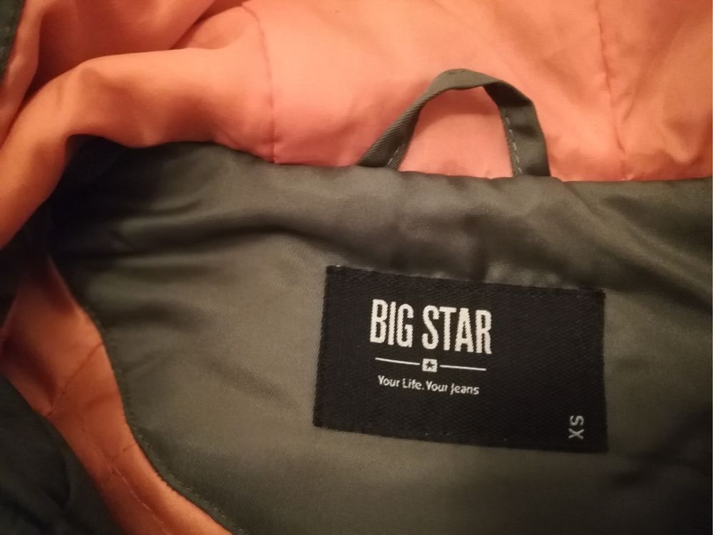 Kurtka parka Big Star r. XS oliwkowa