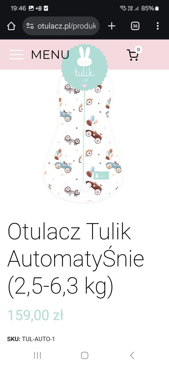 Tulik otulacz do spania