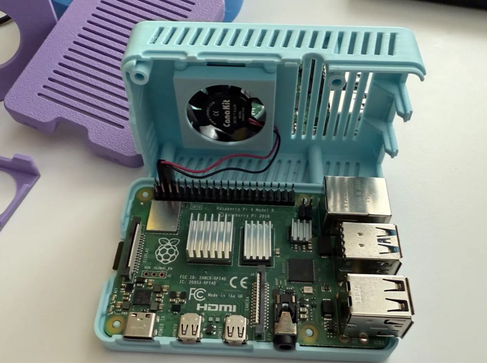 Obudowa zatrzaskowa do Raspberry Pi 4 – wentylowana
