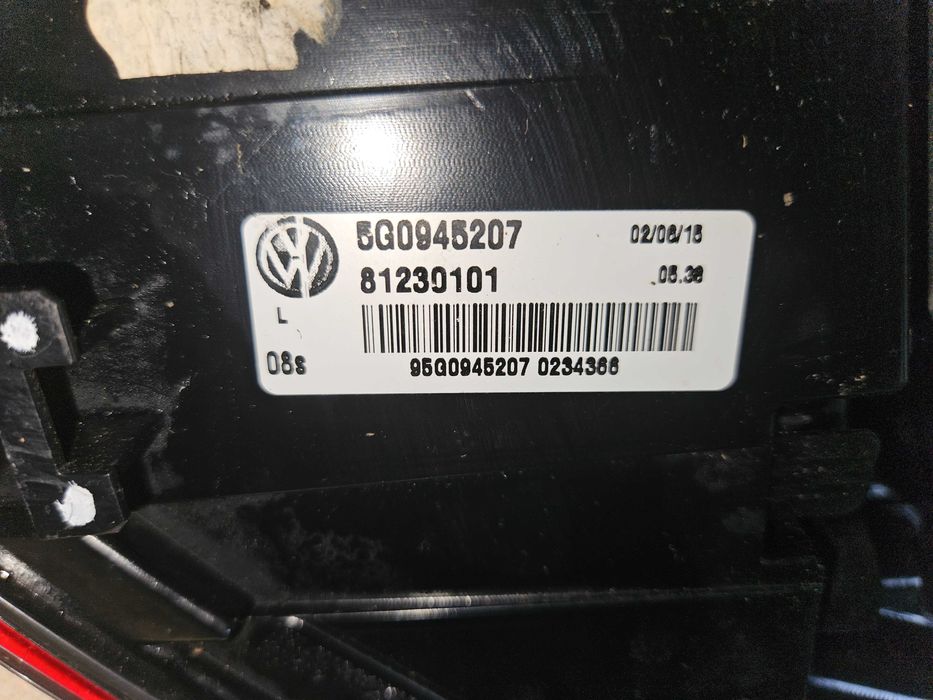 Lampy tył led VW Golf VII