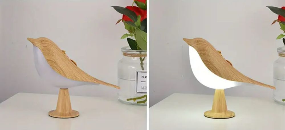 Lampka led nowa nocna przyciemniana na akumulator ładowana na usb