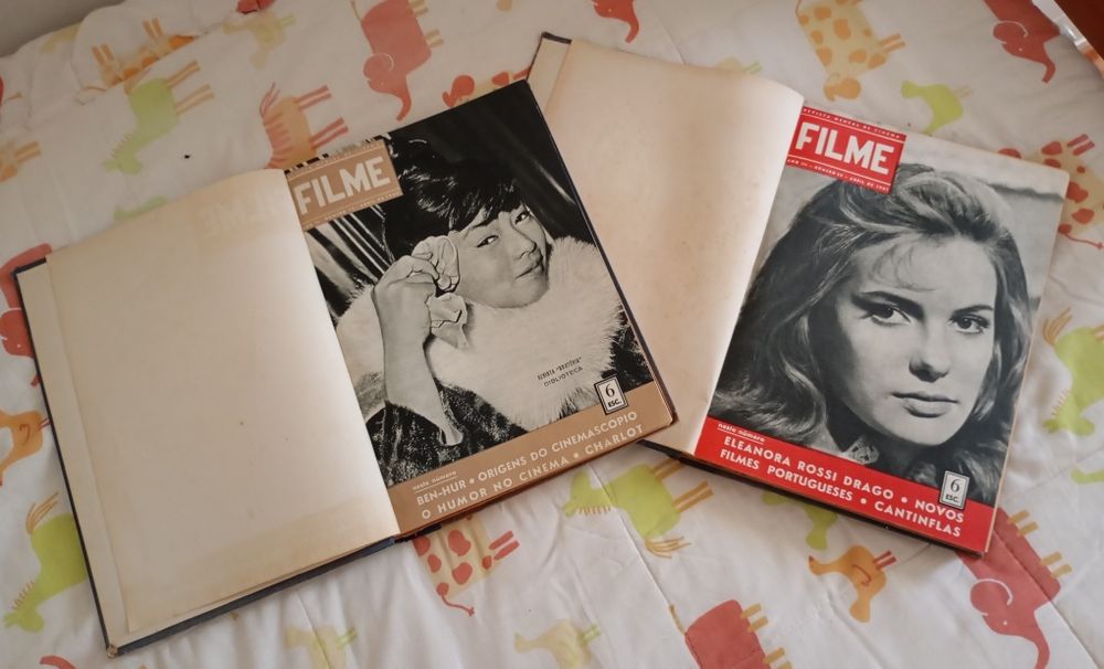 Revista Antiga Filme Encadernada