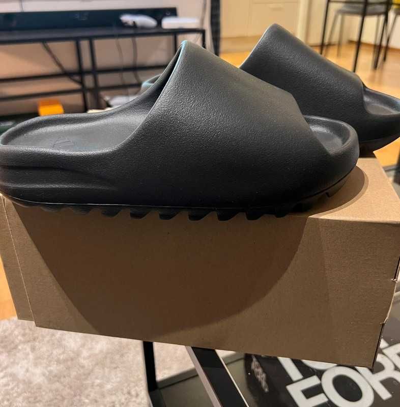 Adidas Yeezy Slide_Black Oryglnał Nowe Klapki MamKwit 38