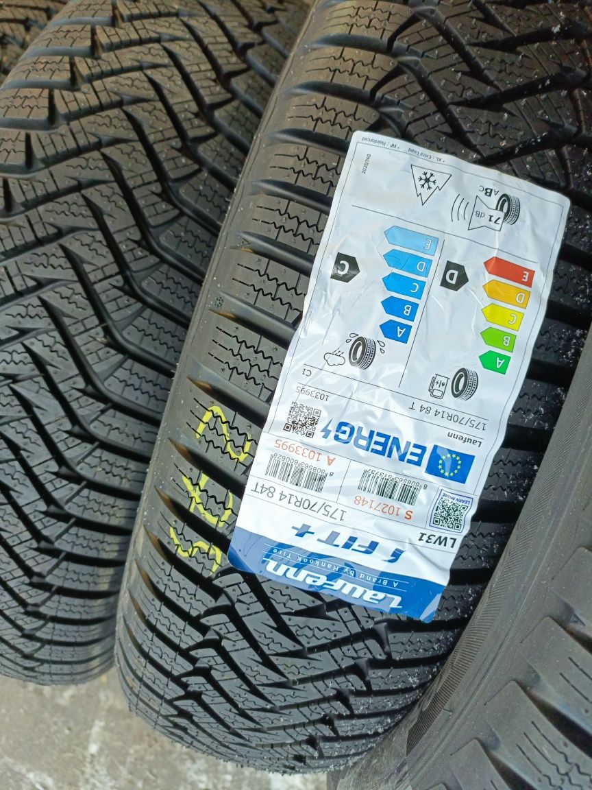 Nowe opony zimowe 175/70/14 laufen gr Hankook 2024r