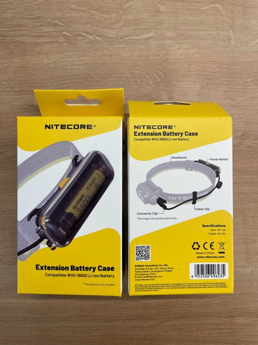 Nitecore 18650 Extension Battery Case Живлення для Ліхтарів +PowerBank